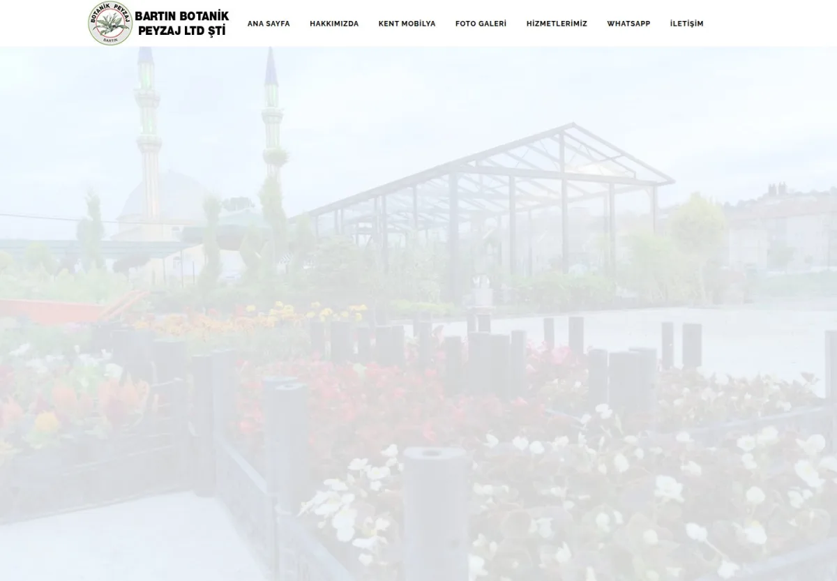 Bartın Botanik Peyzaj LTD.ŞTİ. web sitesi önizlemesi