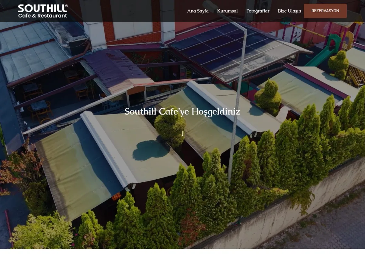 Southill Cafe & Restaurant web sitesi önizlemesi