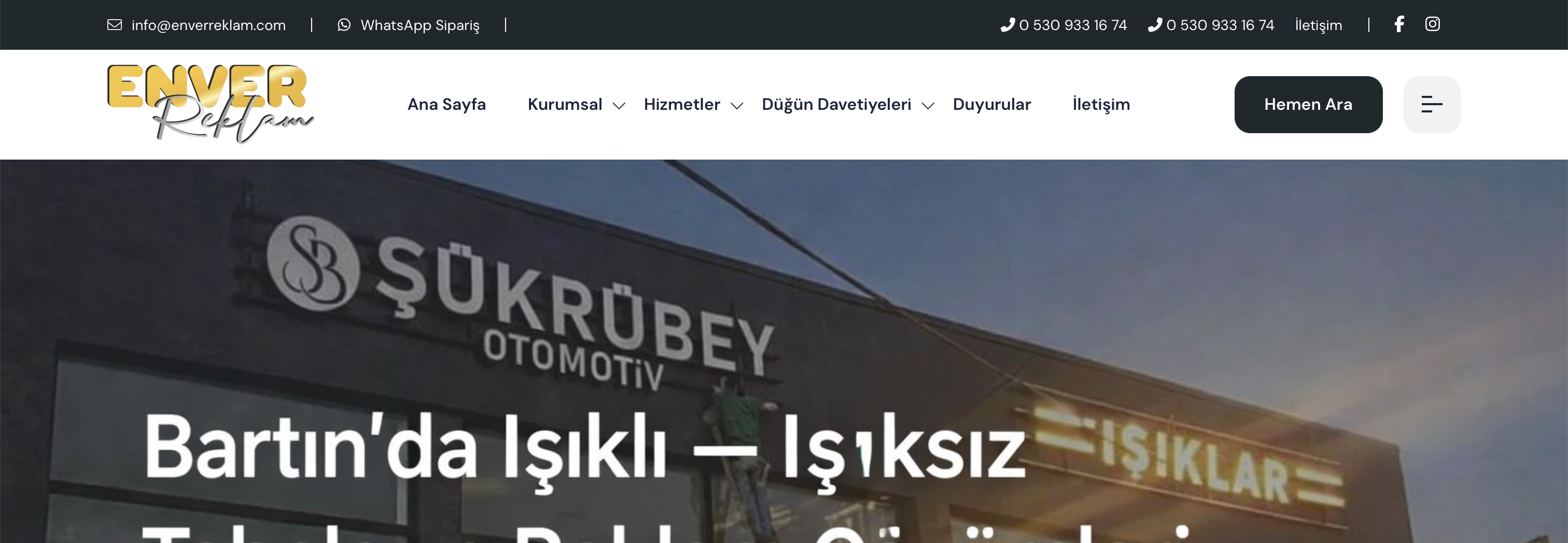 Enver Reklam - Tabela - Tente