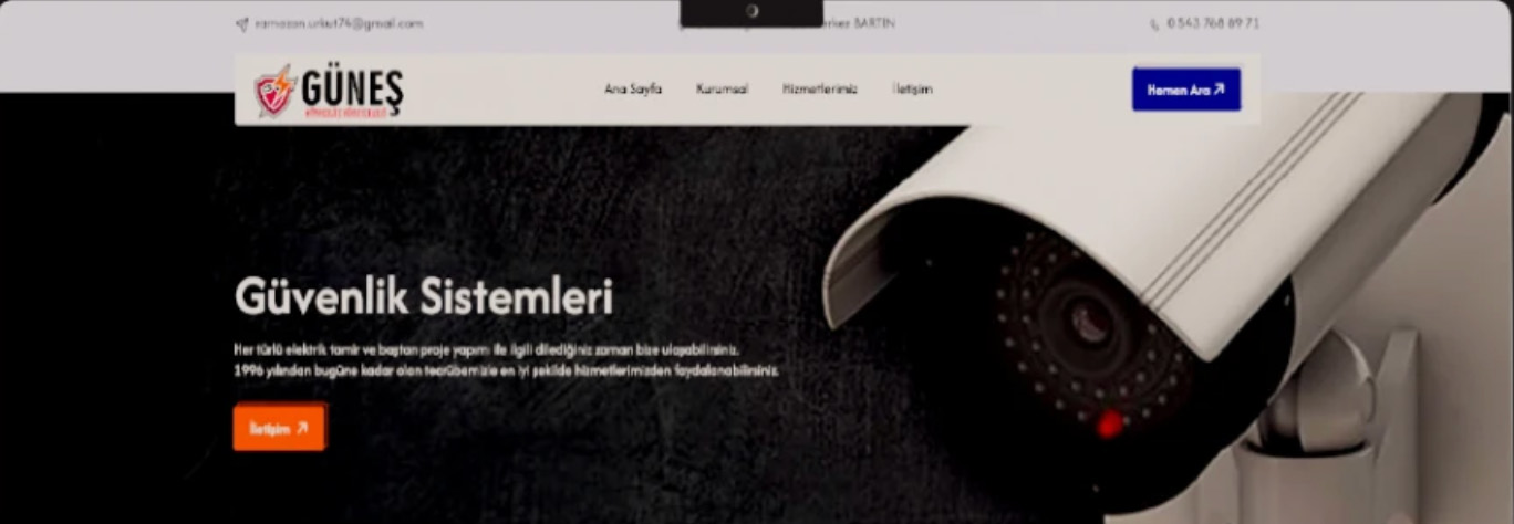 Güneş Güvenlik Sistemleri - Bartın Elektrikçi