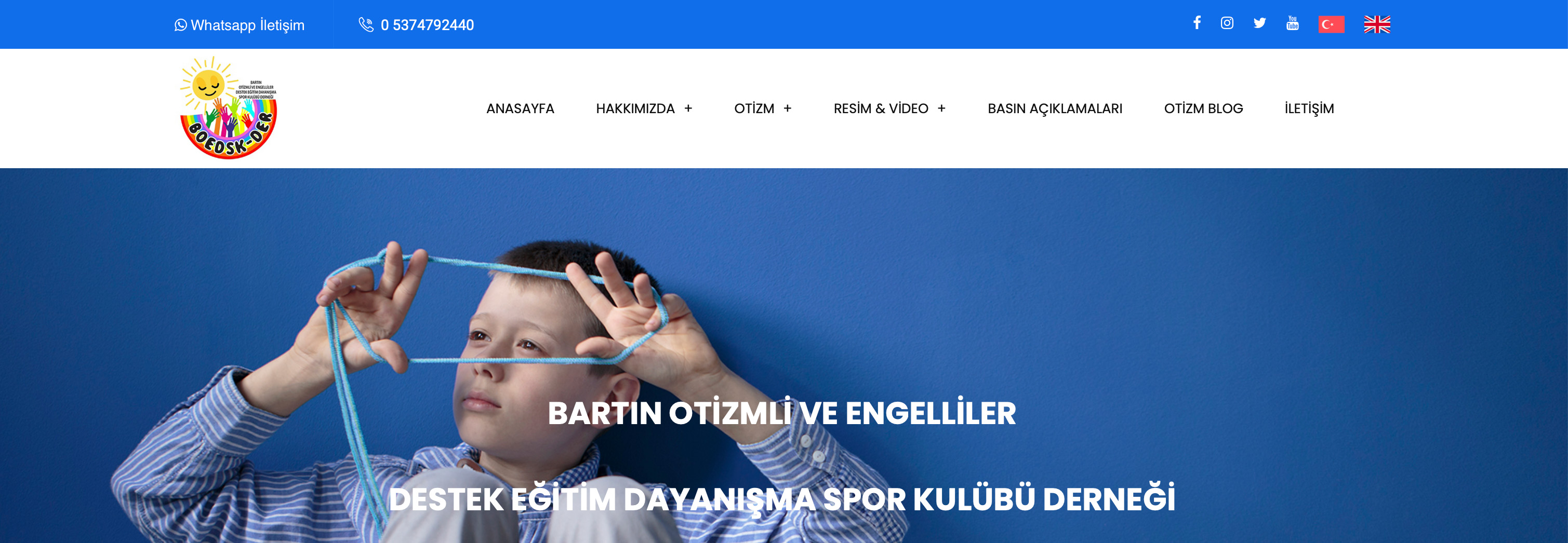 Bartın Otizmli ve Engelliler Destek Eğitim Dayanışma Spor Kulübü Derneği