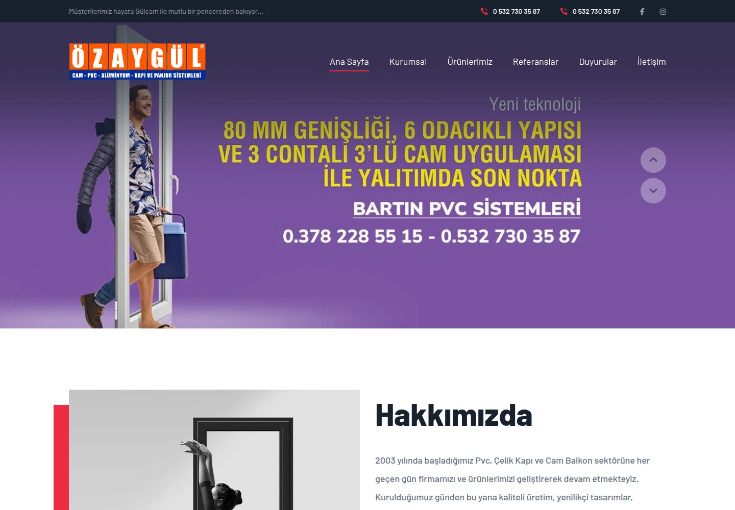 Bartın PVC - Gülcam | Özay Gül