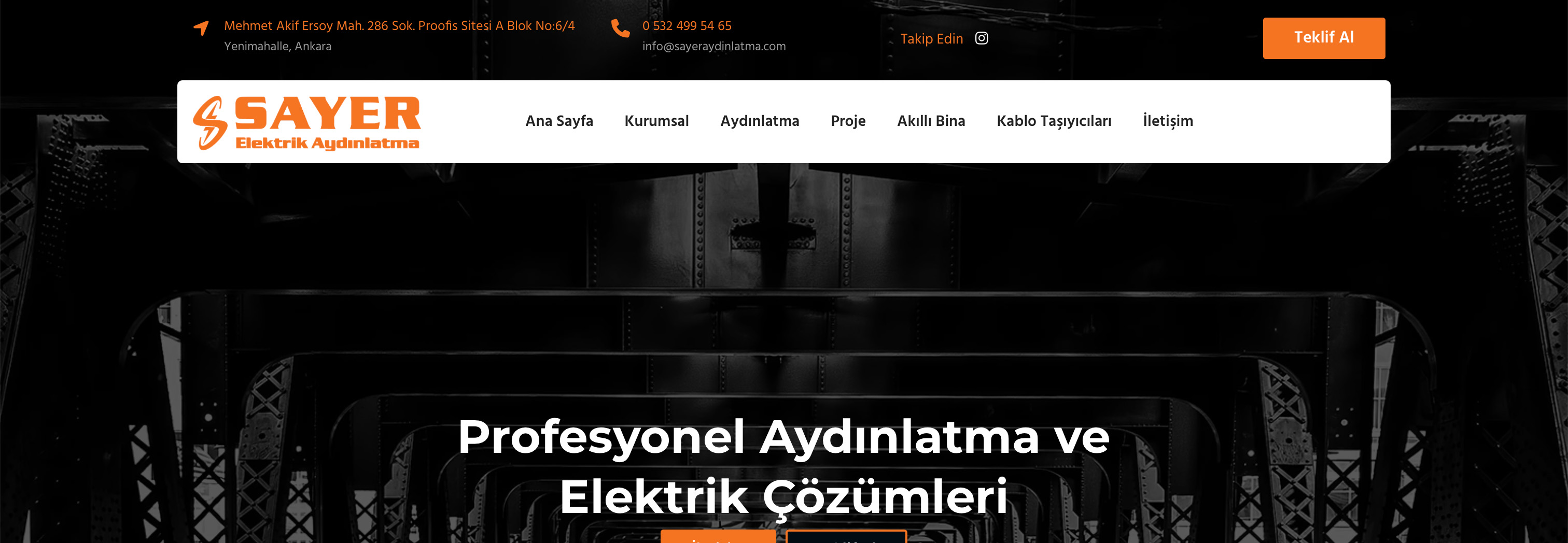Sayer Elektrik Aydınlatma